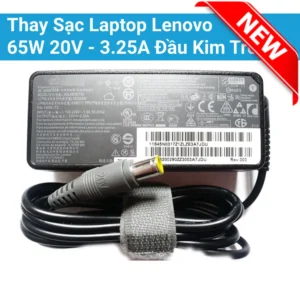 Thay Sạc Laptop Lenovo 65W 20V - 3.25A Đầu Kim Tròn