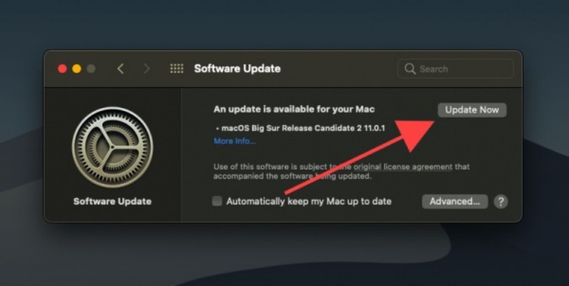 Luôn cập nhật phần mềm mới cho MacBook M1