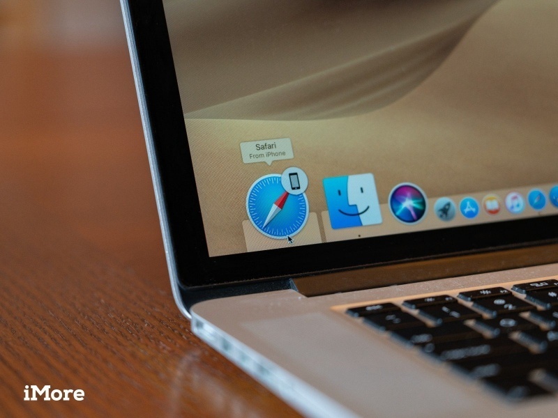 Website truy cập trên iPhone có thể được mở trên máy Mac bằng một nút bấm