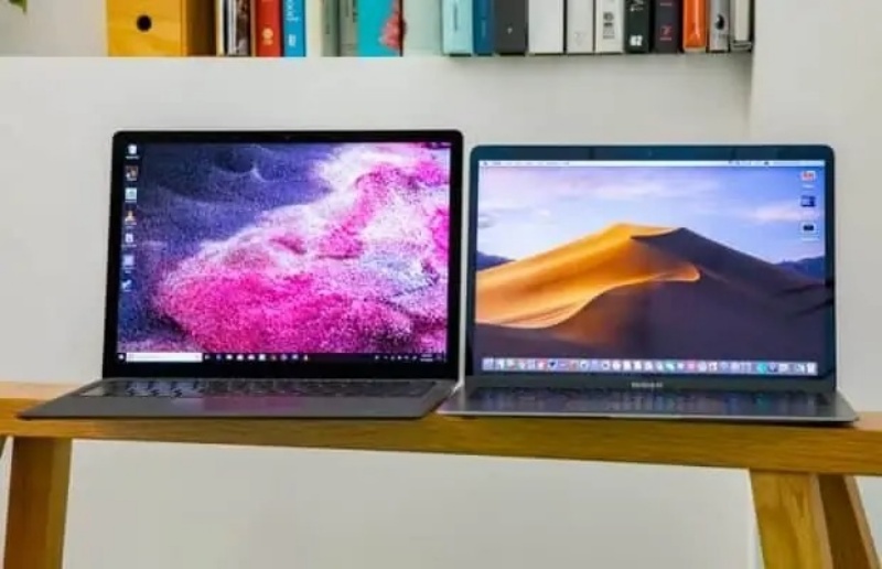 Thiết kế Surface Laptop 2 vs MacBook Air 2018