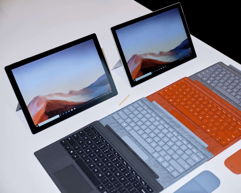 Surface Pro 7 với thiết kế bên ngoài mỏng nhẹ