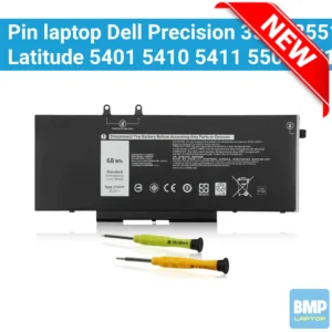 Thay Pin Laptop Dell Precision 3541 3551, Latitude 5401 5410 5411 5501 5510 5511, 3HWPP Zin